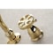 Kingston Brass KS3022RX Two-Handle Wall Mount Tub Faucet, Polished Brass KS3022RX - alternate 4
